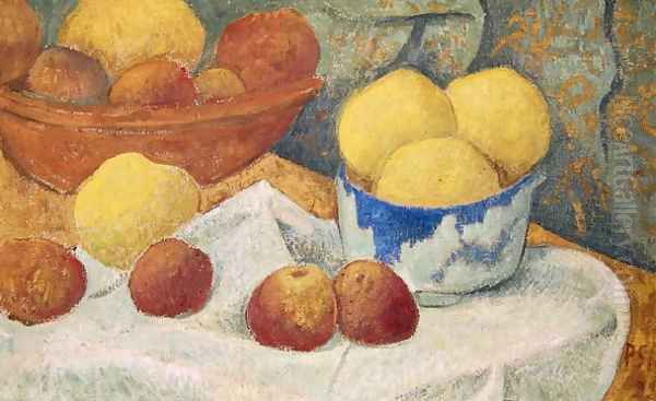 Apples with a Blue Dish, 1922 Oil Painting by Paul Serusier