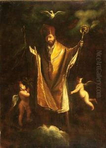 Ascension Of A Bishop Oil Painting by Sebastiano Ricci