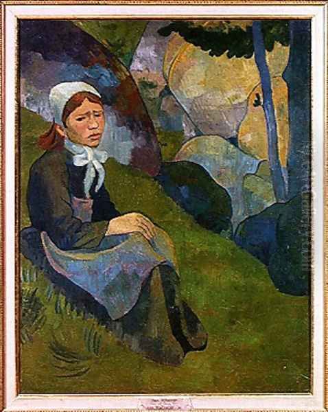 Solitude, Huelgoat Landscape, c.1892 Oil Painting by Paul Serusier