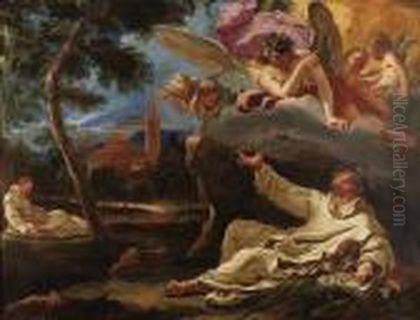 Property Of A Prominent St. Louis Family Oil Painting by Sebastiano Ricci