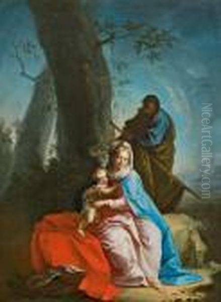 Heilige Famile Oil Painting by Sebastiano Ricci