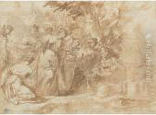 The Finding Of Moses Oil Painting by Sebastiano Ricci