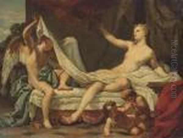 Danae And Cupid Oil Painting by Sebastiano Ricci