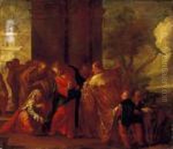 Scene Oil Painting by Sebastiano Ricci