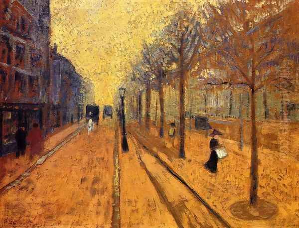 Avenue de Neuilly Oil Painting by Paul Serusier