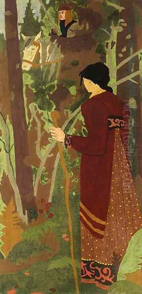 The Fairy and the Knight Oil Painting by Paul Serusier