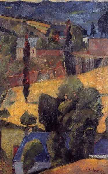 Landscape Oil Painting by Paul Serusier