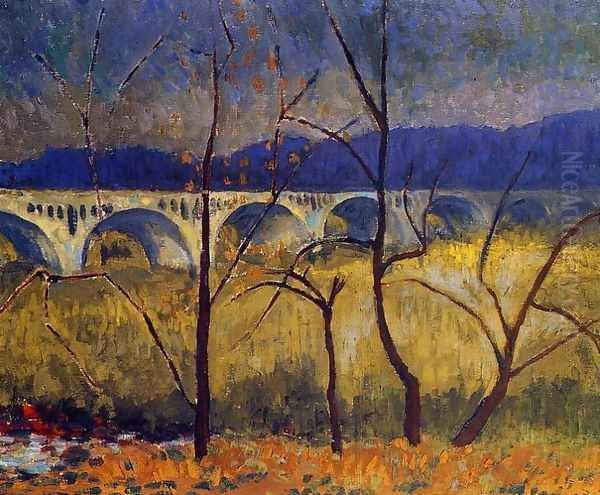 The Aqueduct Oil Painting by Paul Serusier