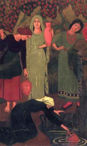 The Wait at the Well Oil Painting by Paul Serusier