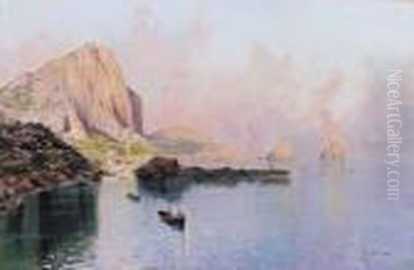 Capri Oil Painting by Oscar Ricciardi