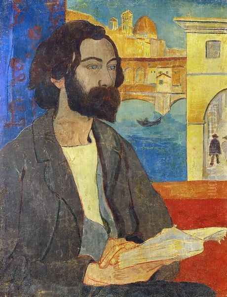 Portrait of Emile Bernard at Florence Oil Painting by Paul Serusier