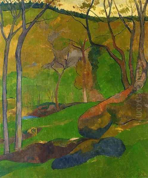 Undergrowth at Huelgoat Oil Painting by Paul Serusier