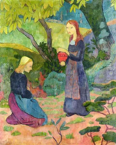 Madeline with the Offering Oil Painting by Paul Serusier