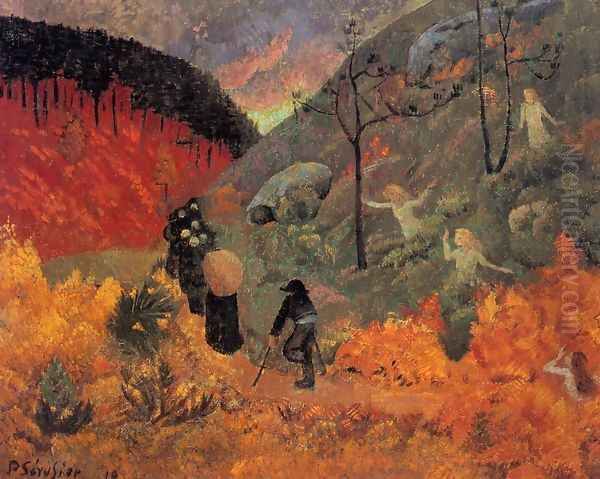 Les Heures Oil Painting by Paul Serusier