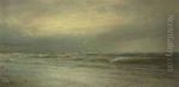 Seascape Oil Painting by William Trost Richards