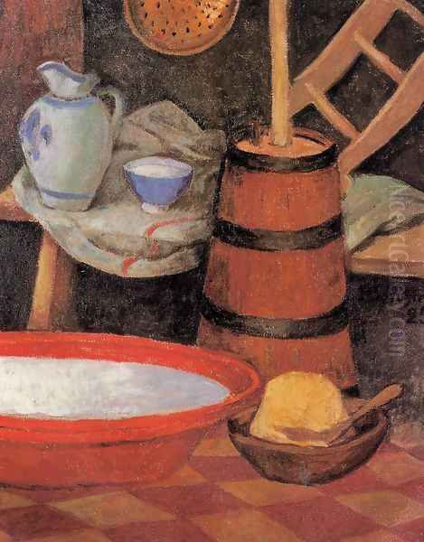 Still Life with Churn Oil Painting by Paul Serusier