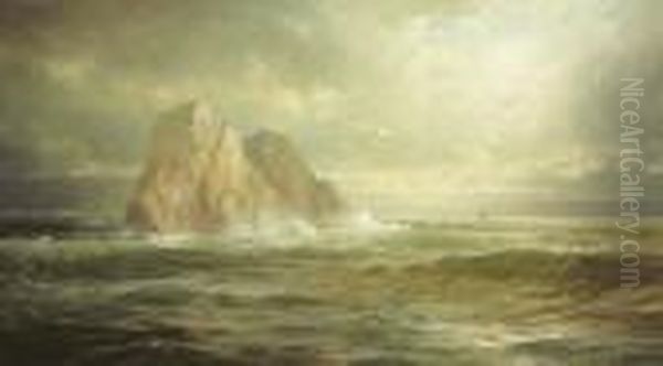 The Skelligs, Coast Of Ireland Oil Painting by William Trost Richards