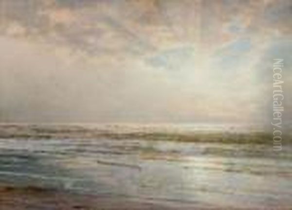 Seascape Oil Painting by William Trost Richards