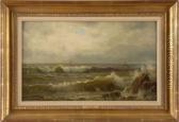 Maine Coast Oil Painting by William Trost Richards