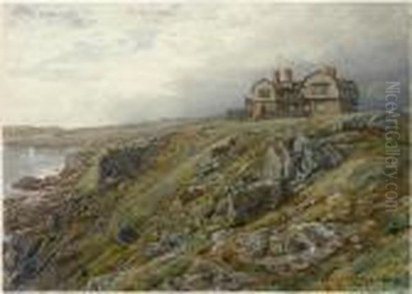 Graycliff, The Artist's Home, Newport, Rhode Island Oil Painting by William Trost Richards