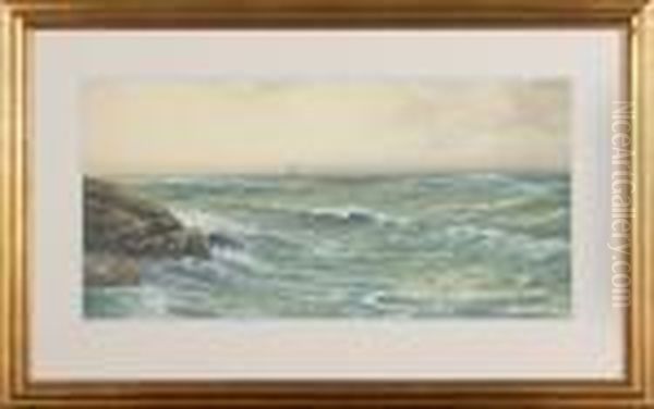 Seascape Oil Painting by William Trost Richards