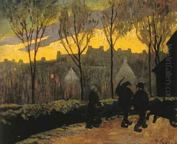 Le Soir Oil Painting by Paul Serusier