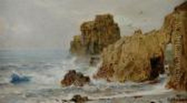 The Altar, Sark Oil Painting by William Trost Richards