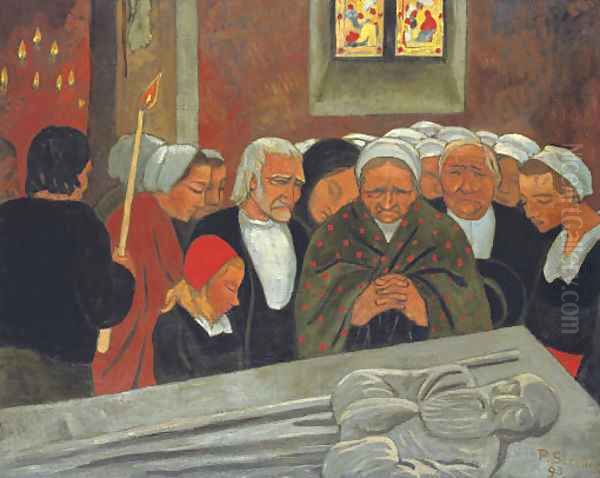 Devotion à Saint Herbot or Le pardon Oil Painting by Paul Serusier