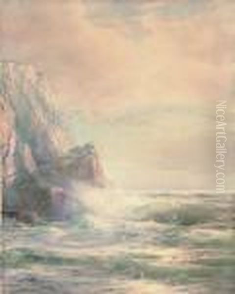 Soft Spray Oil Painting by William Trost Richards