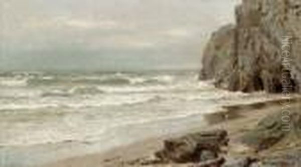 On The New England Coast Oil Painting by William Trost Richards