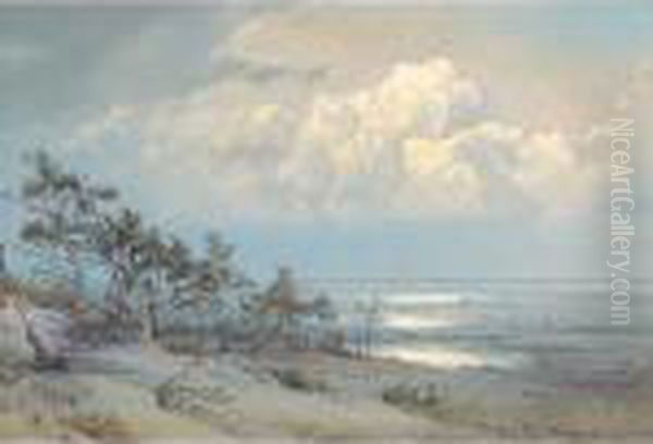 Seascape Oil Painting by William Trost Richards