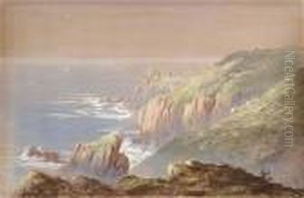 Land's End Oil Painting by William Trost Richards