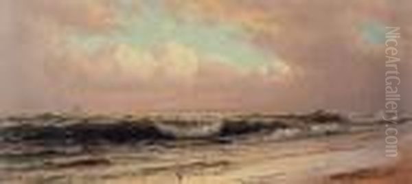 Seascape Oil Painting by William Trost Richards