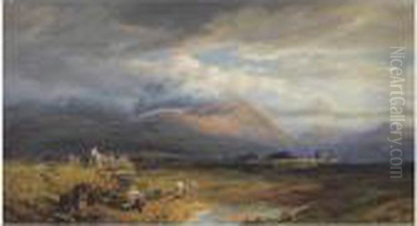 Ben Nevis Oil Painting by Thomas Miles Richardson