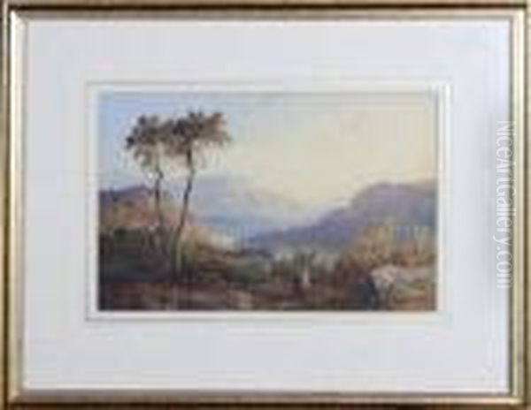 On Ullswater Oil Painting by Thomas Miles Richardson