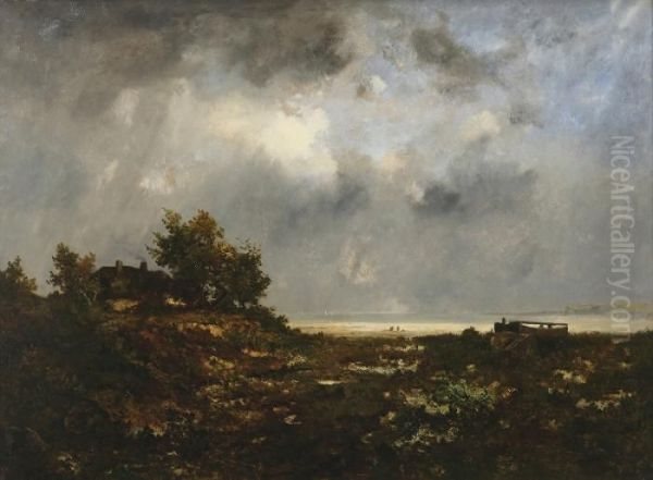 Paysage Oil Painting by Leon Richet