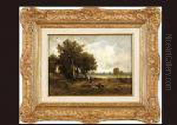 Landscape Oil Painting by Leon Richet