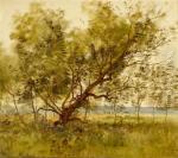 Paysage Oil Painting by Leon Richet