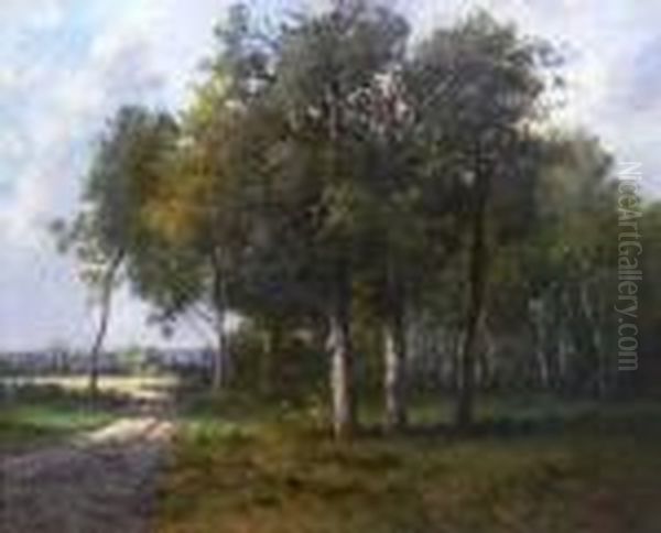  Sous Bois  Oil Painting by Leon Richet