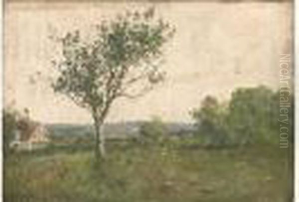 Paysage Oil Painting by Leon Richet