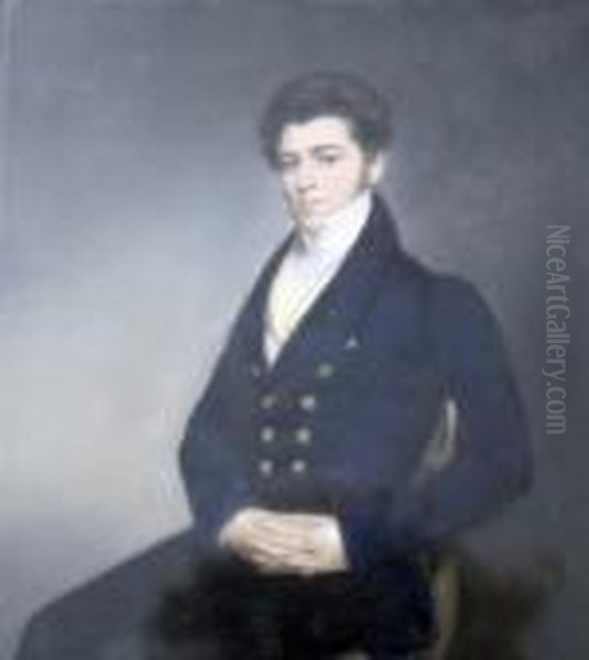 Portrait Of Russell Gurney, Recorder Of City Of London Oil Painting by George Richmond