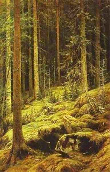 Thickets 1881 Oil Painting by Ivan Shishkin