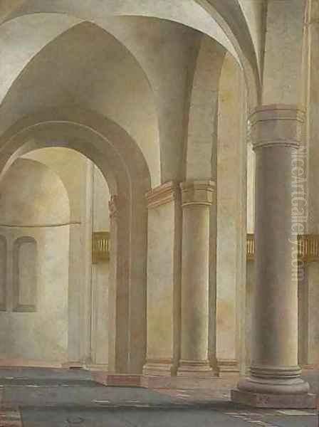 Interior of the Mariakerk Utrecht Oil Painting by Pieter Jansz Saenredam