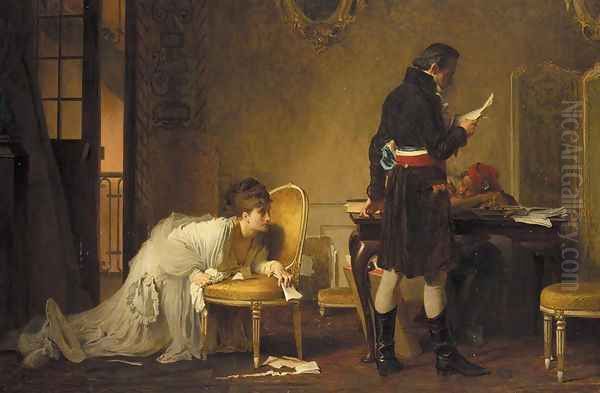 An Appeal for Mercy, 1793 Oil Painting by Marcus Stone