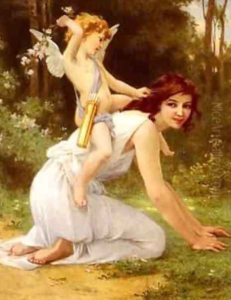 Cupids Folly Oil Painting by Guillaume Seignac