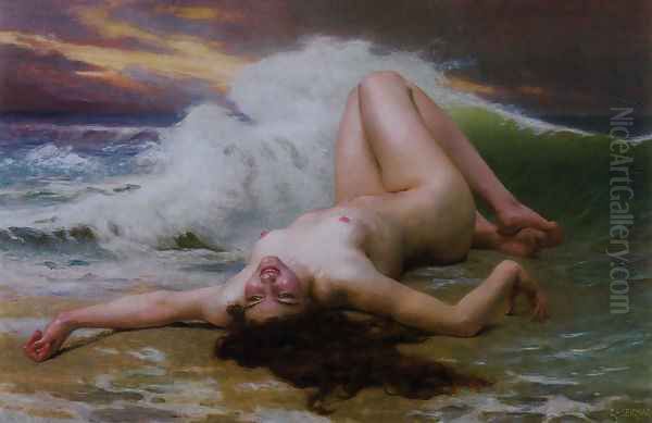 The Wave Oil Painting by Guillaume Seignac