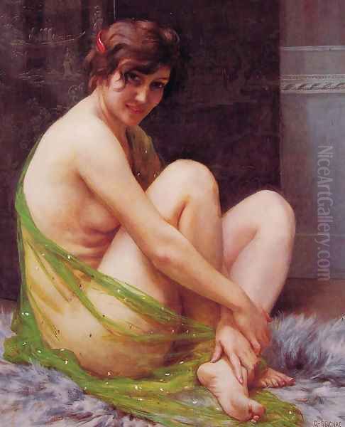 La Paresseuse Oil Painting by Guillaume Seignac