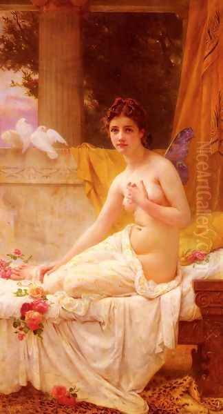 Psyche Oil Painting by Guillaume Seignac