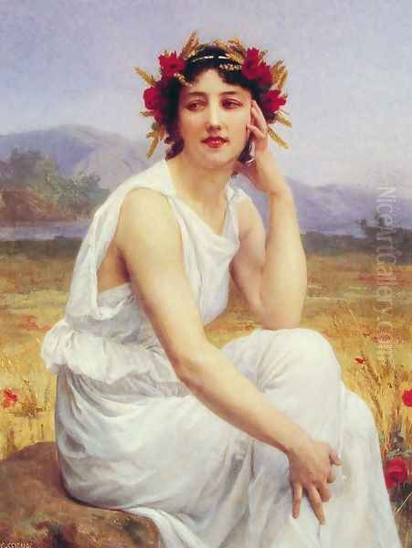 The Muse Oil Painting by Guillaume Seignac