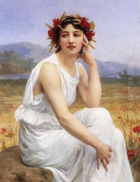 The Muse I Oil Painting by Guillaume Seignac